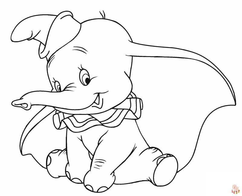 Cute Disney Babies coloring pages easy 1