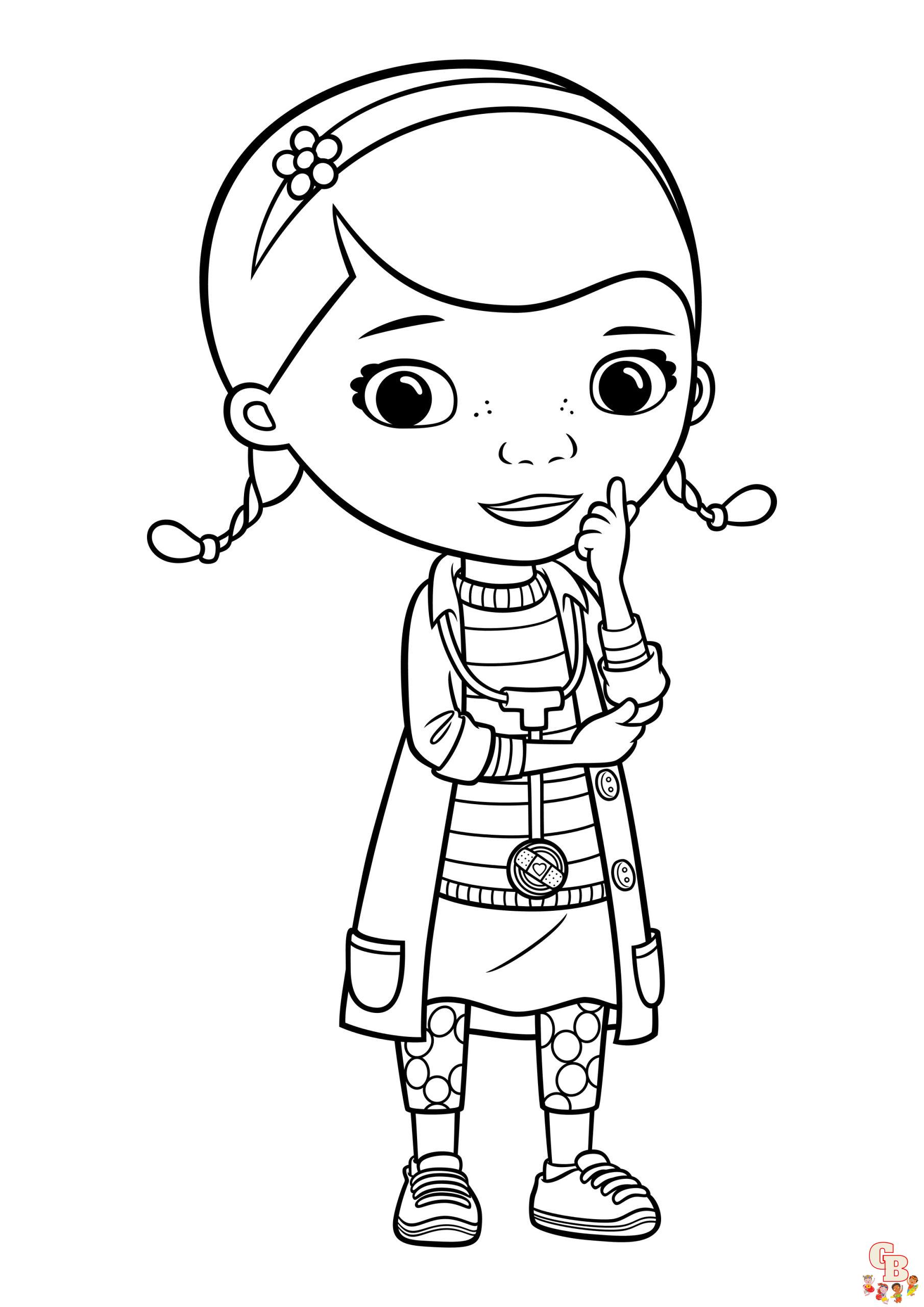 Cute Doc McStuffins coloring pages printable 2