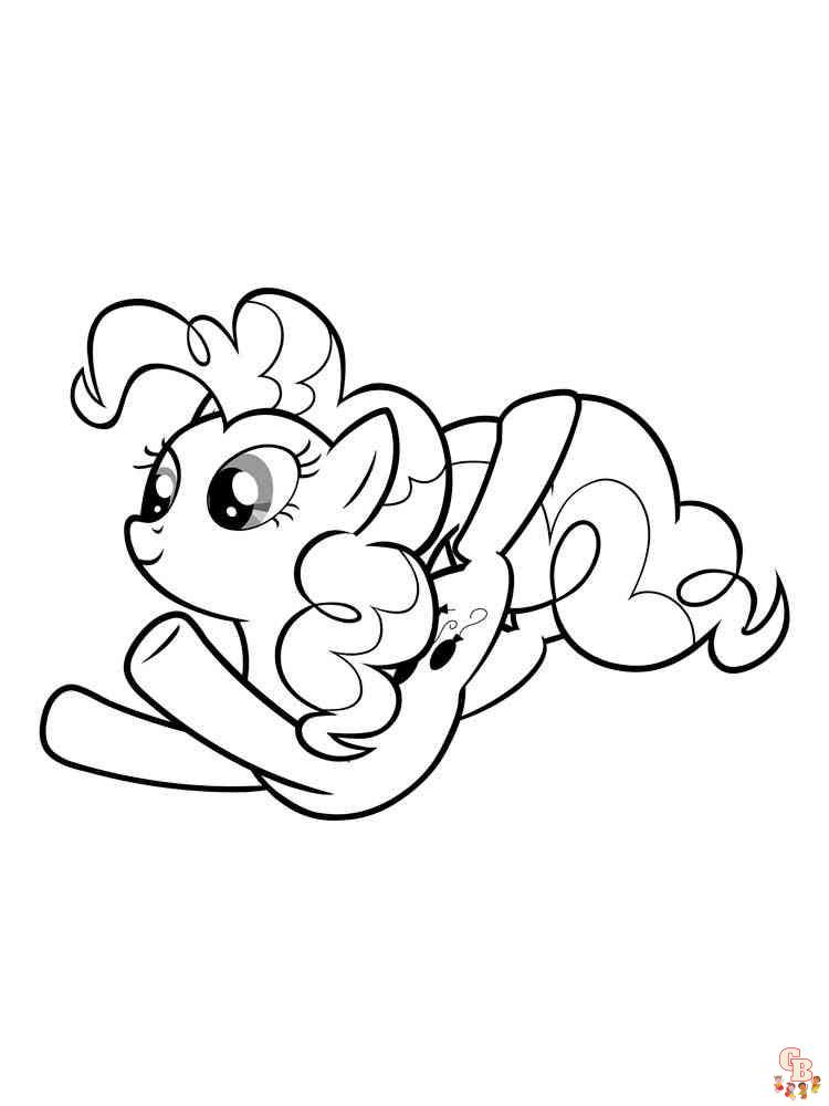 Cute Pinkie Pie coloring pages free 2