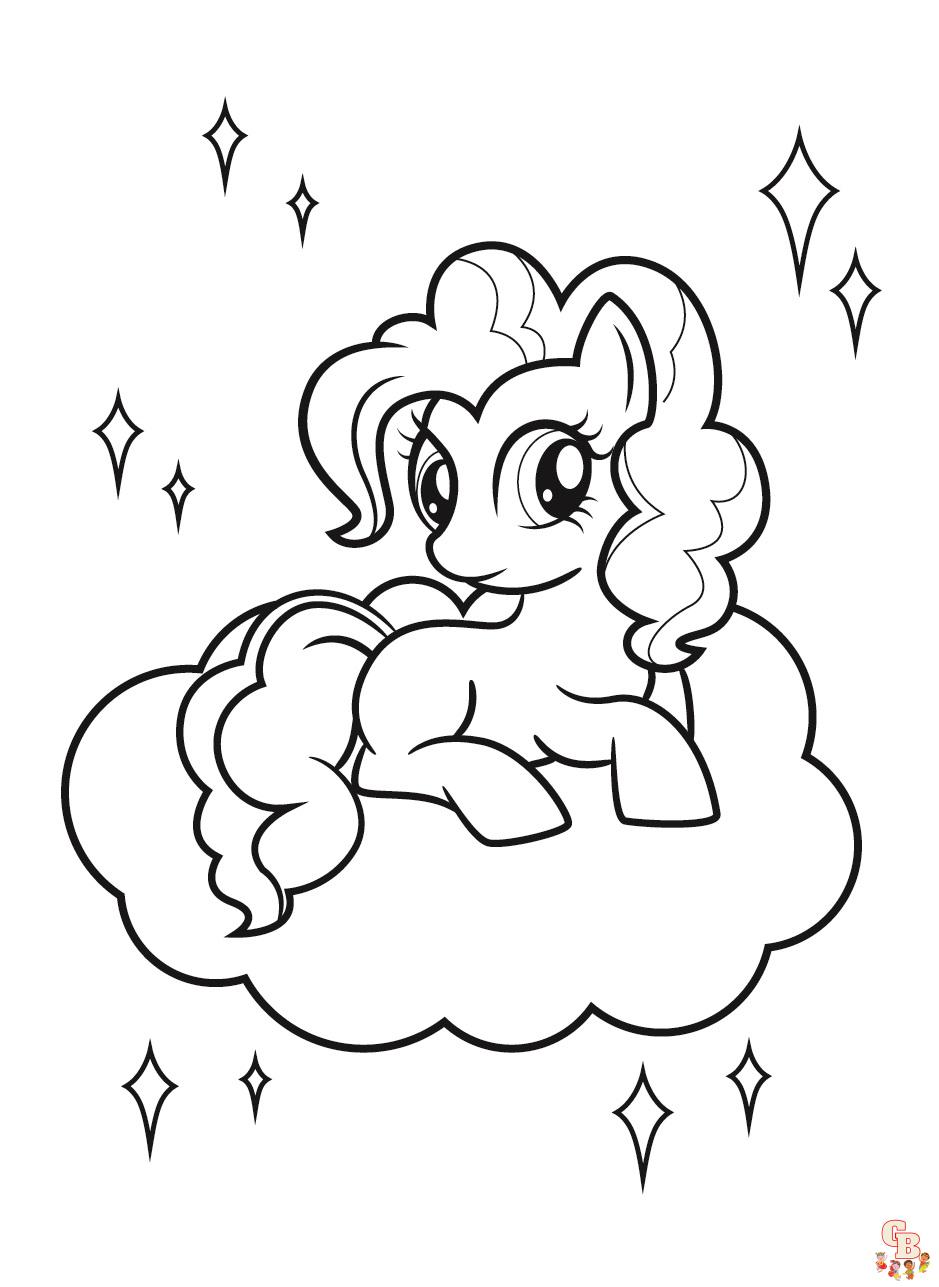 Cute Pinkie Pie coloring pages printable