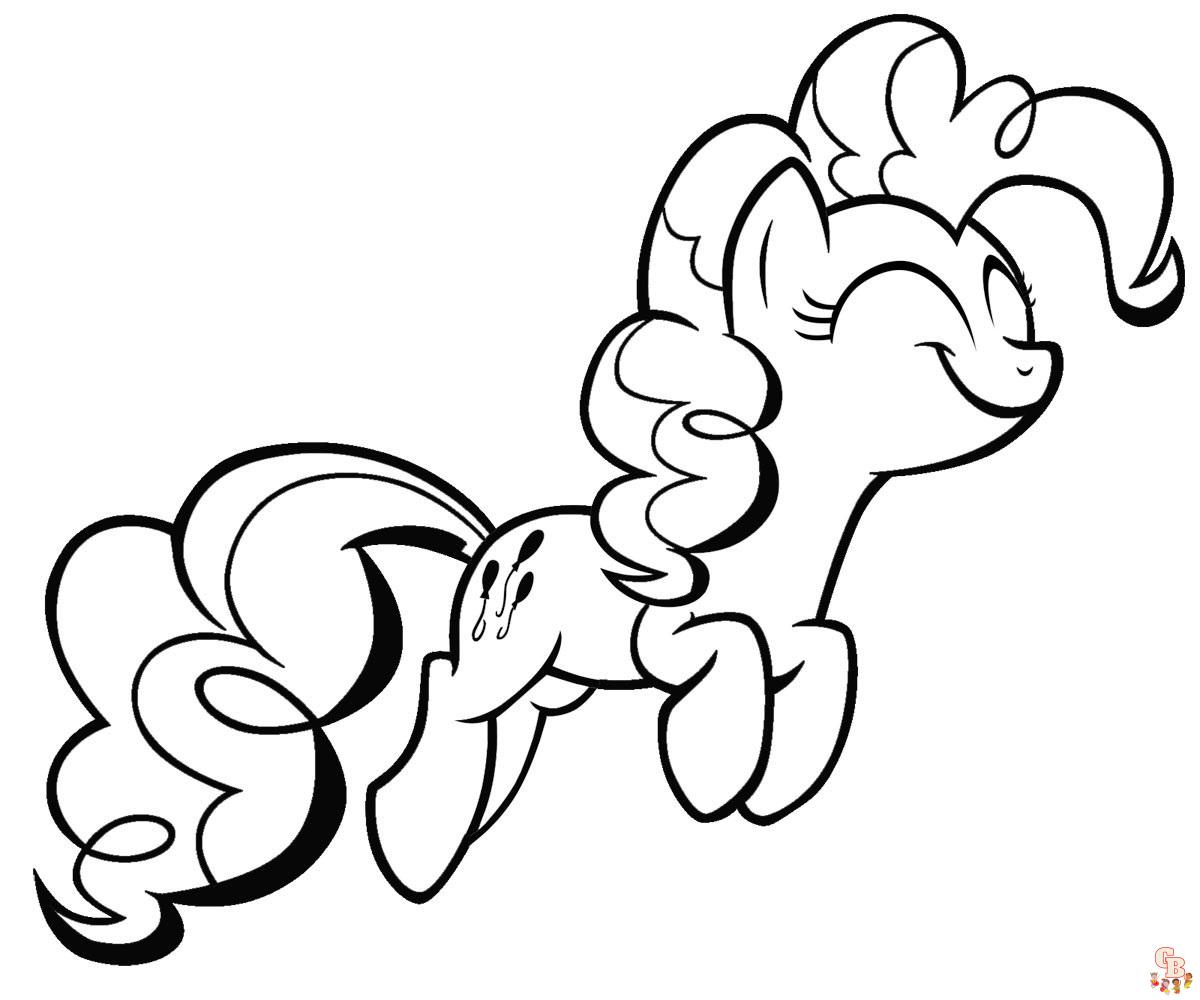 Cute Pinkie Pie coloring pages to print