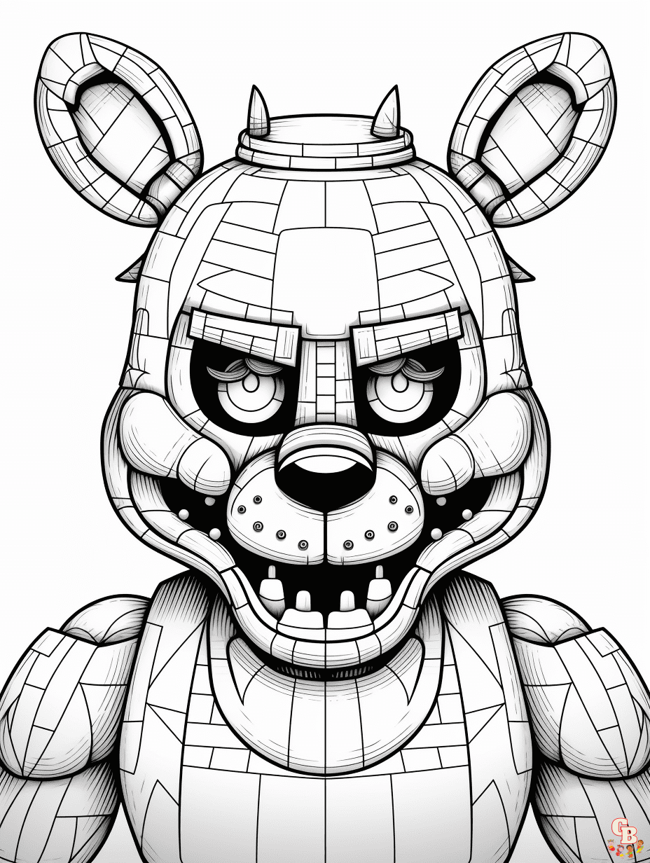 Five Nights at Freddys coloring pages printable free