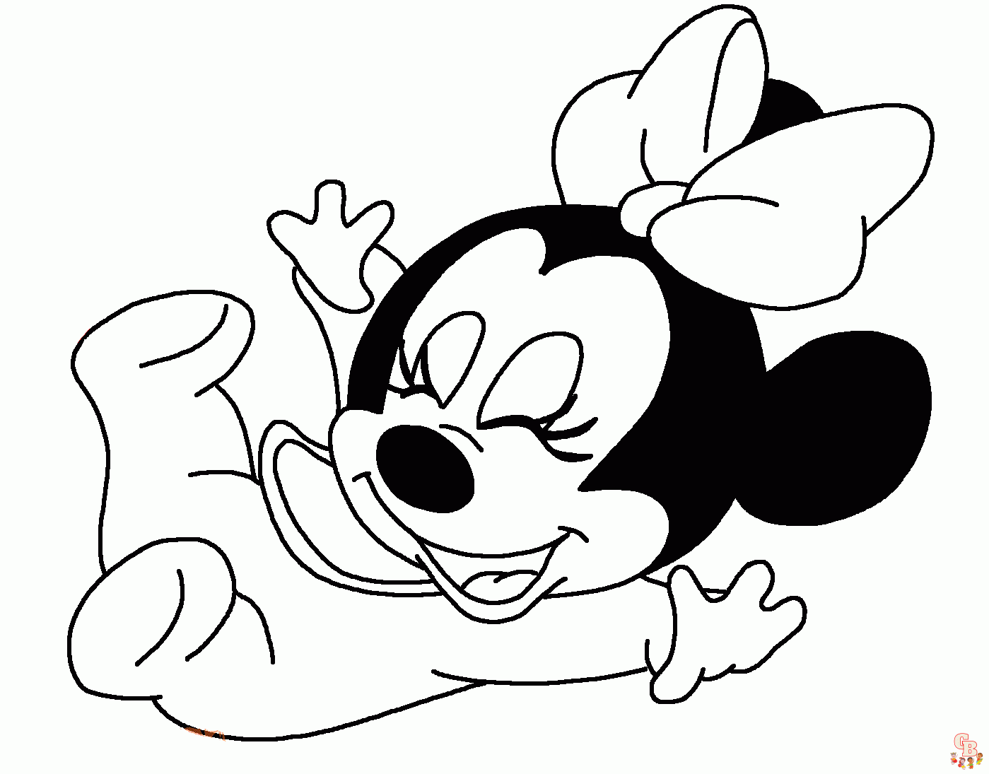 Free Cute Disney Babies coloring pages for kids