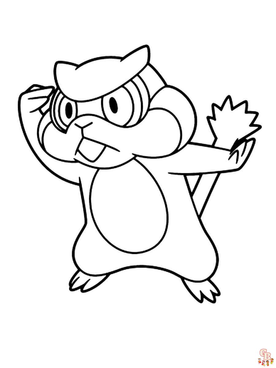 Free Pokemon Patrat coloring pages for kids