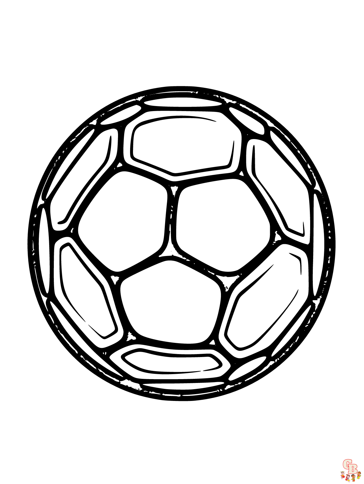 Free Soccer coloring pages for kids