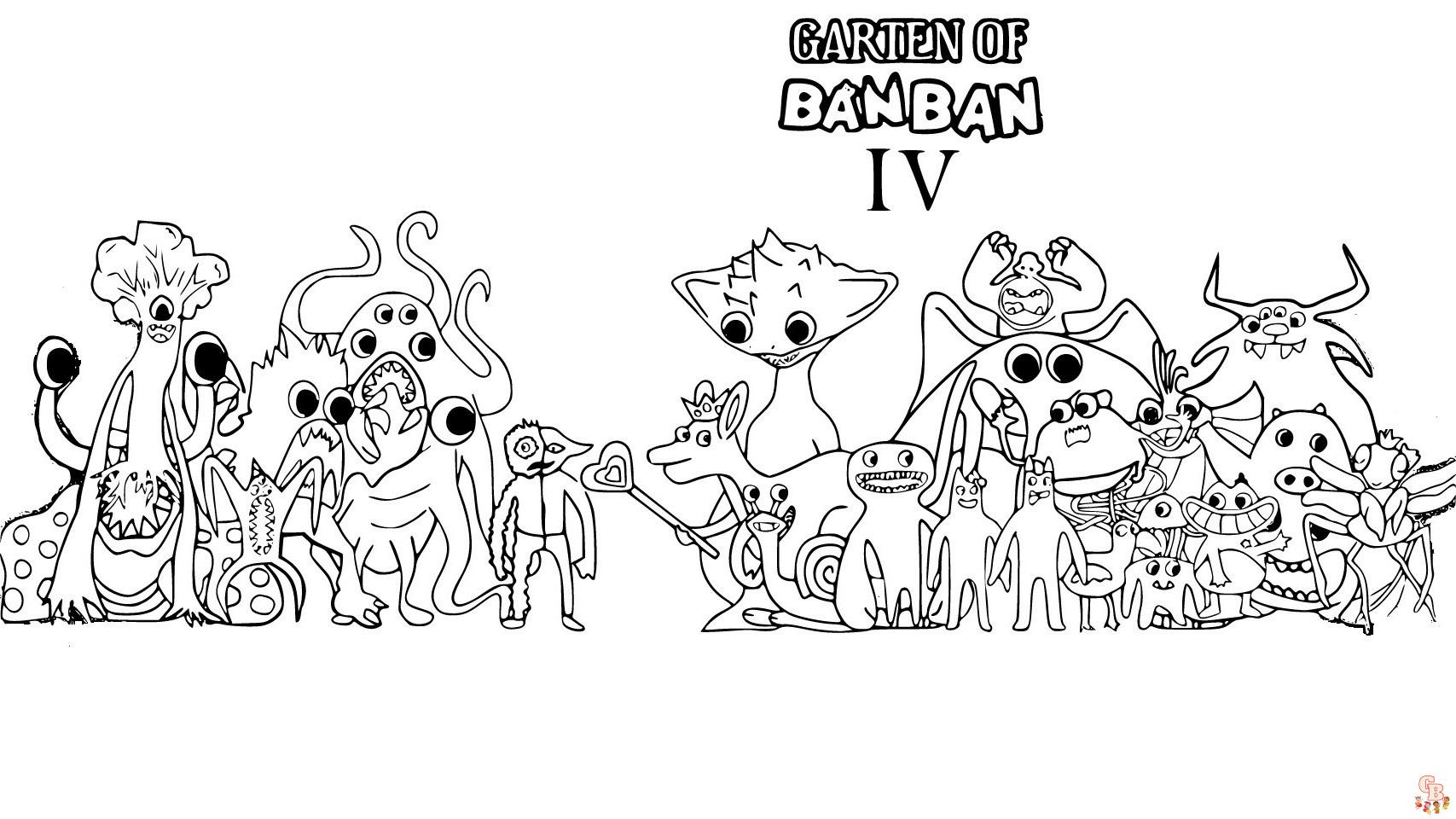 Garten of Banban 4 coloring pages 3