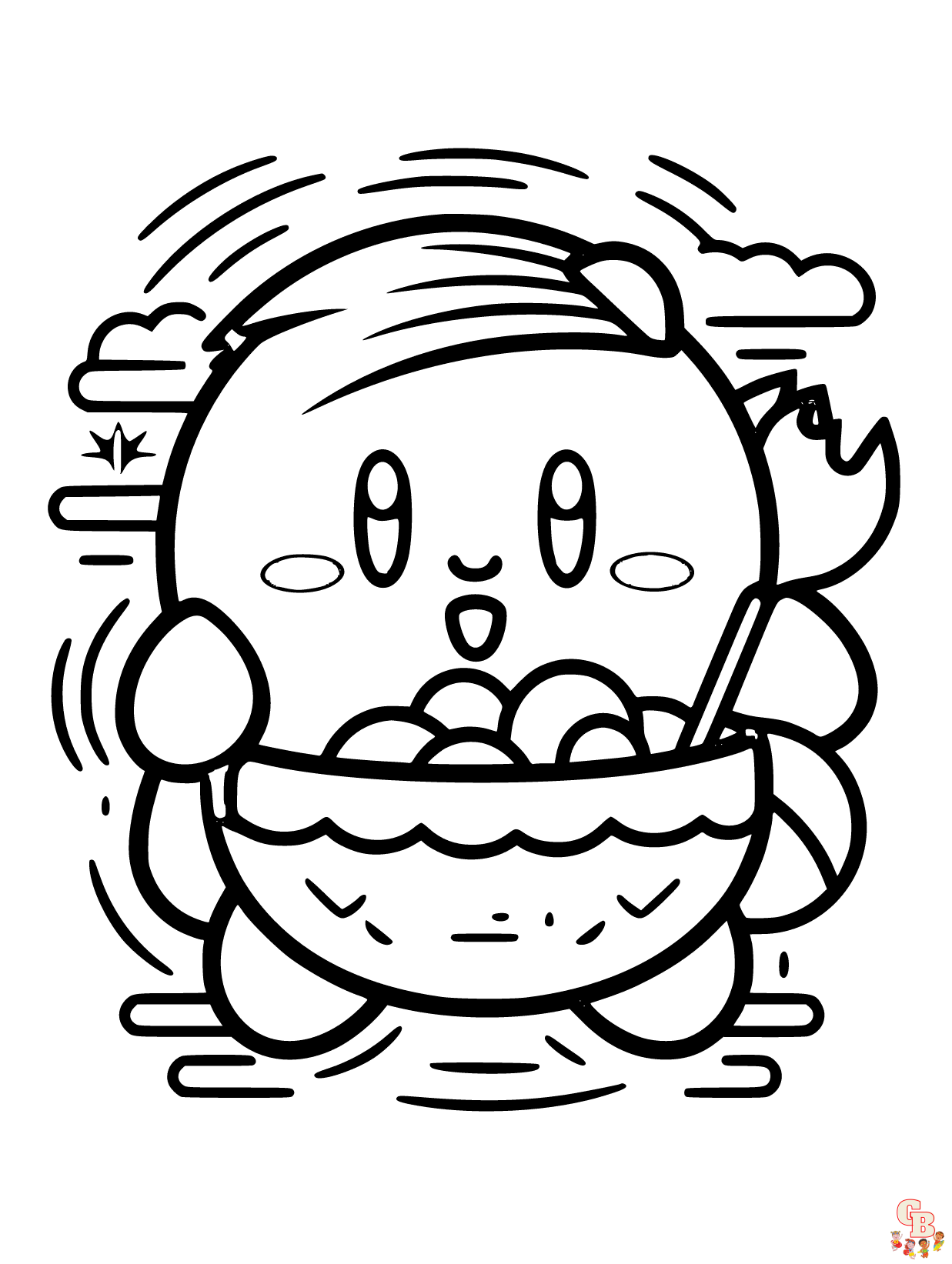 Kirby coloring pages free printable