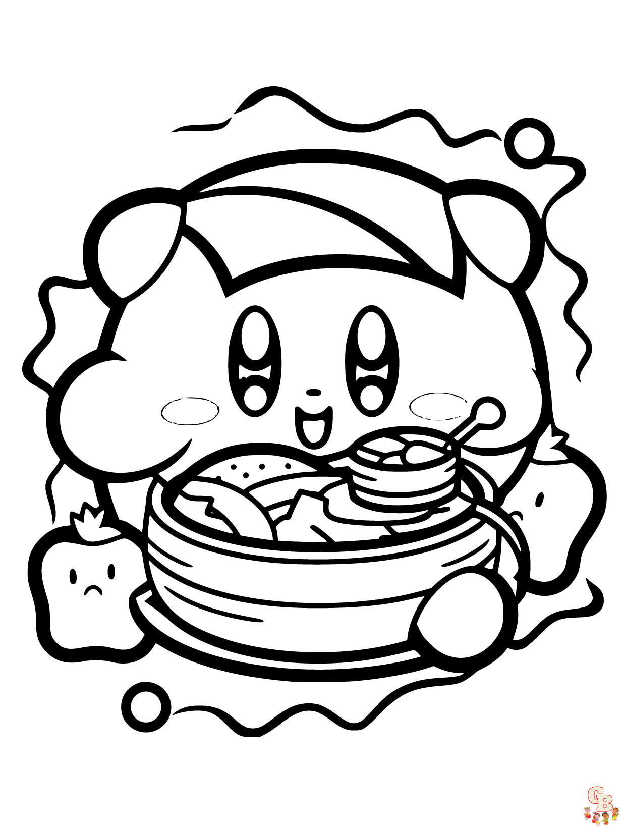 Kirby coloring pages printable