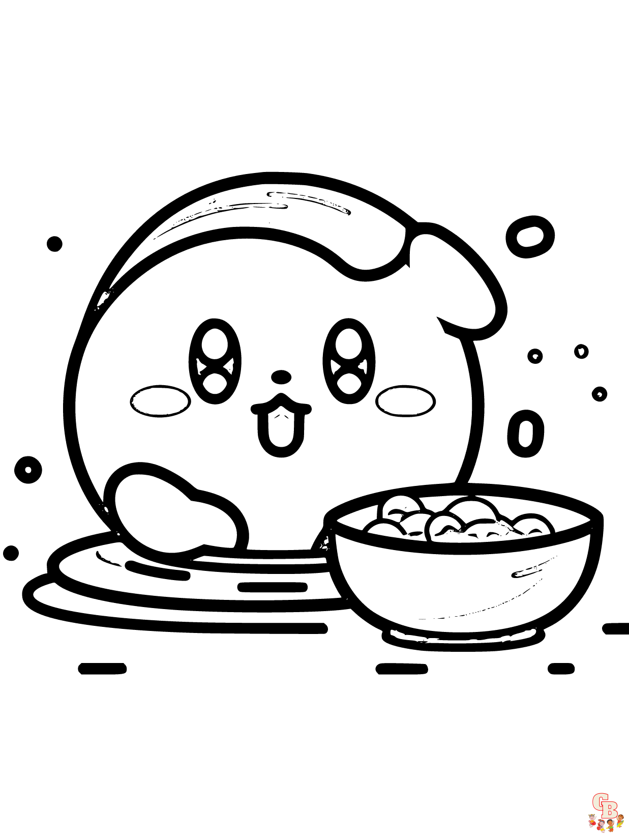 Kirby coloring pages to print