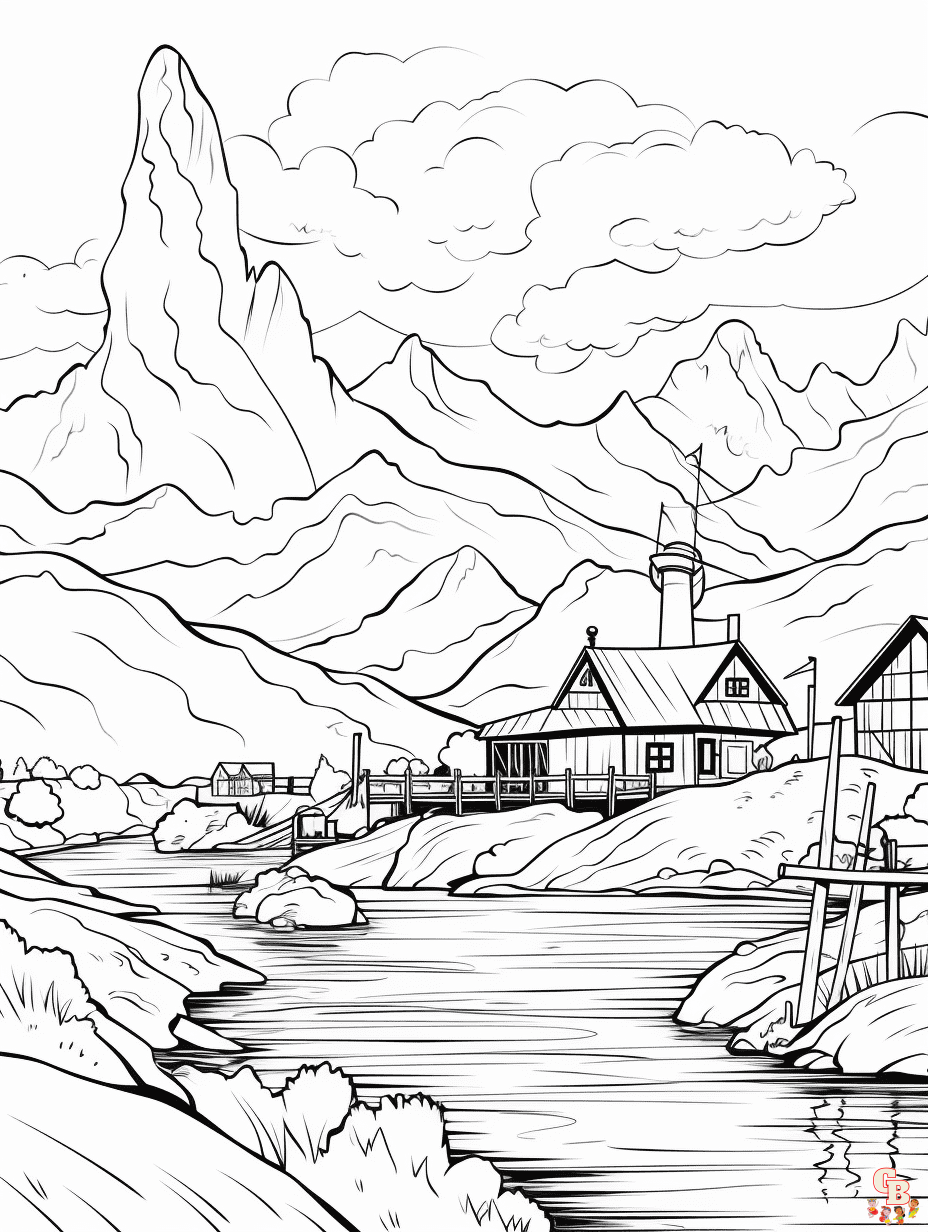 Landscape Coloring Pages 15