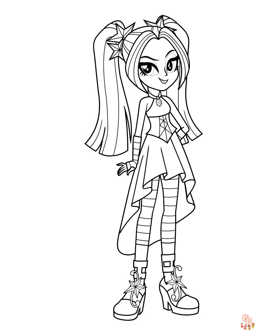 My Little Pony Equestria Girls coloring pages free