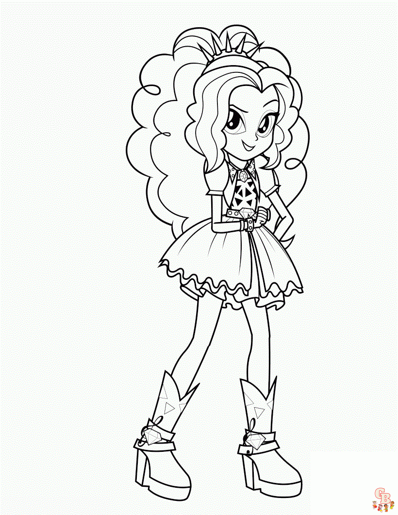 My Little Pony Equestria Girls coloring pages printable free