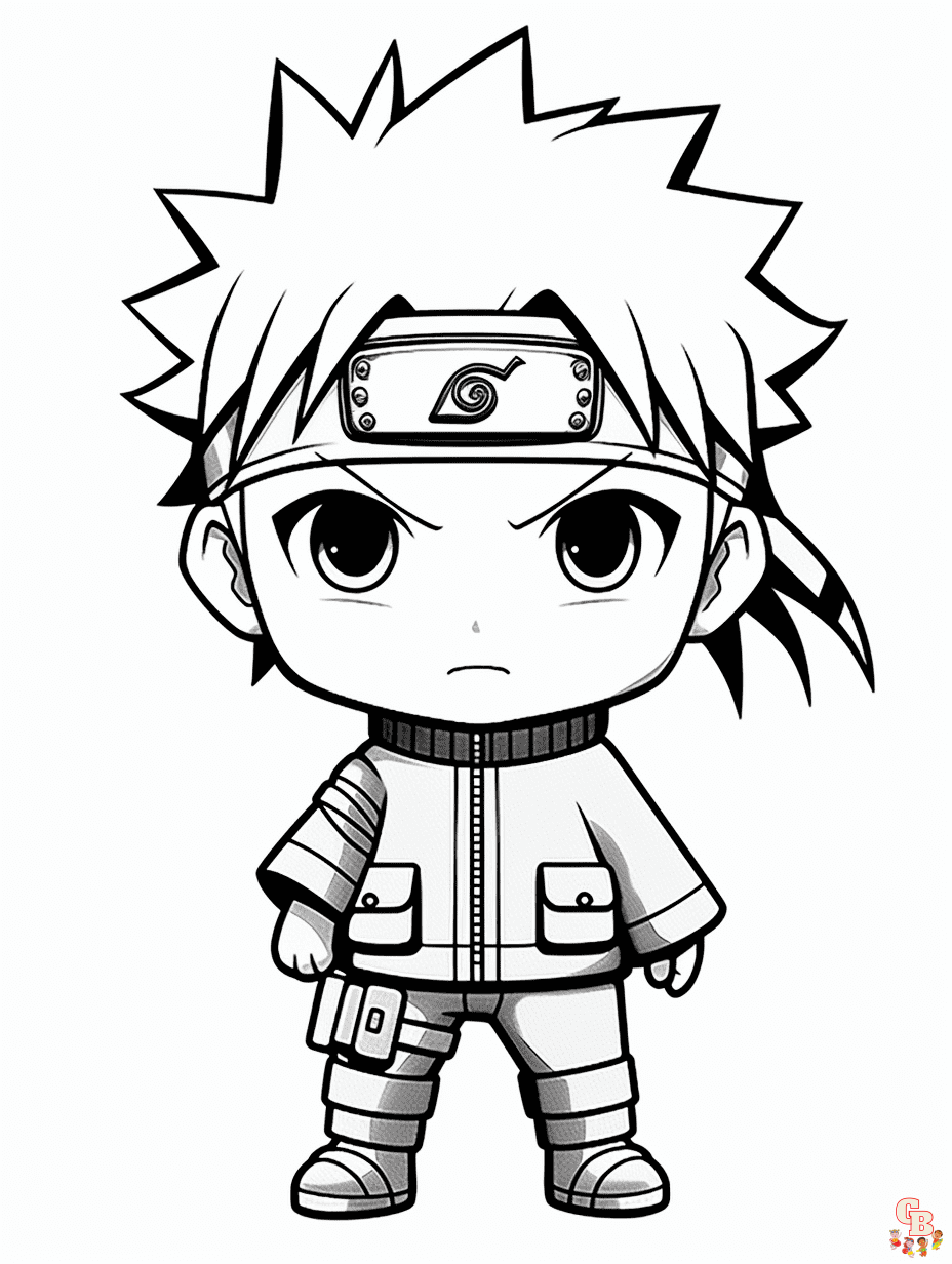 Naruto coloring pages printable 1