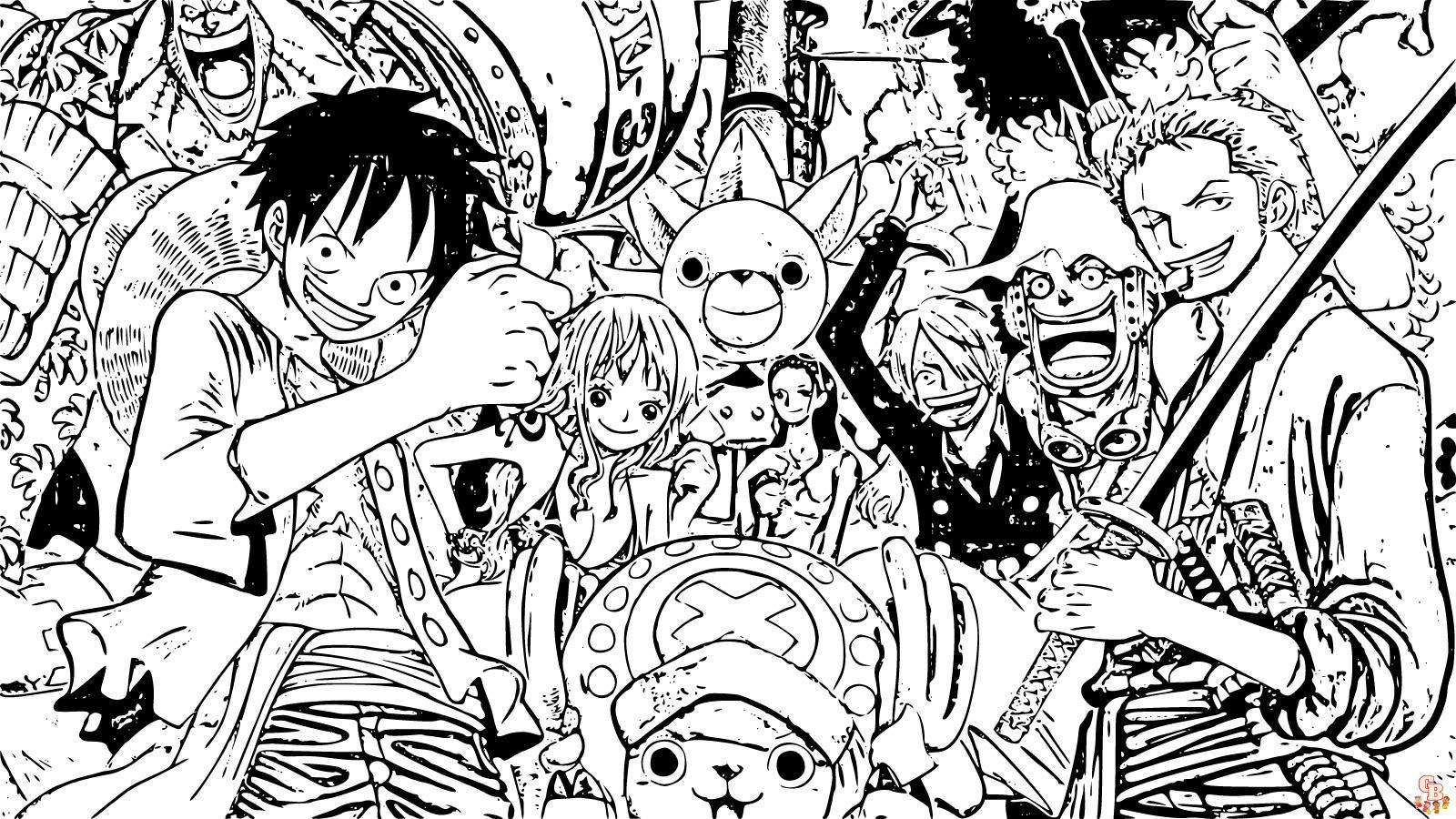 One Piece Coloring Pages 3