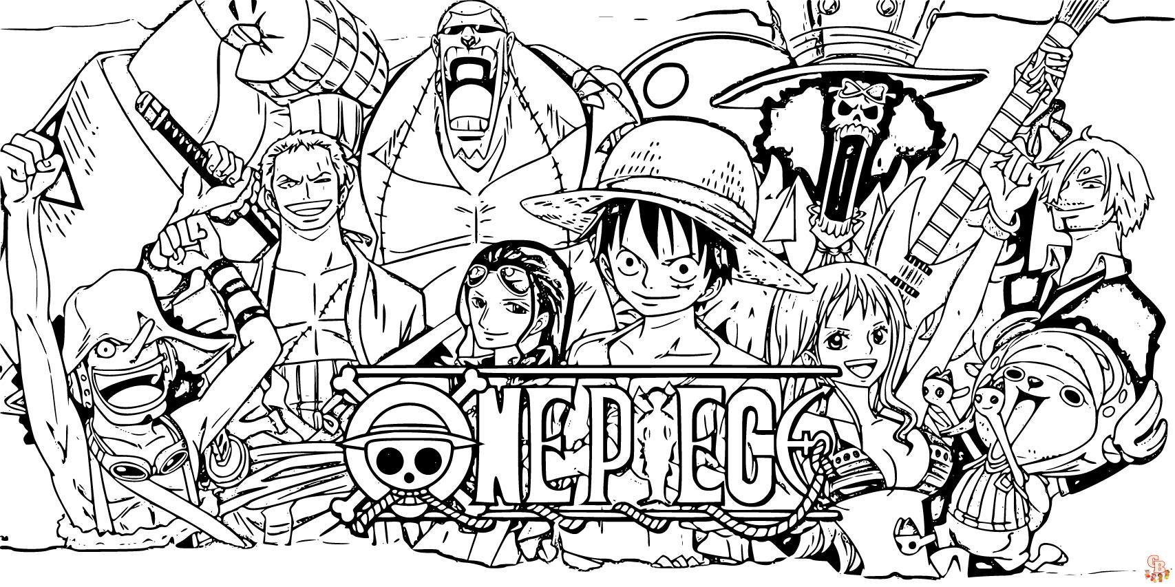 One Piece Coloring Pages 4