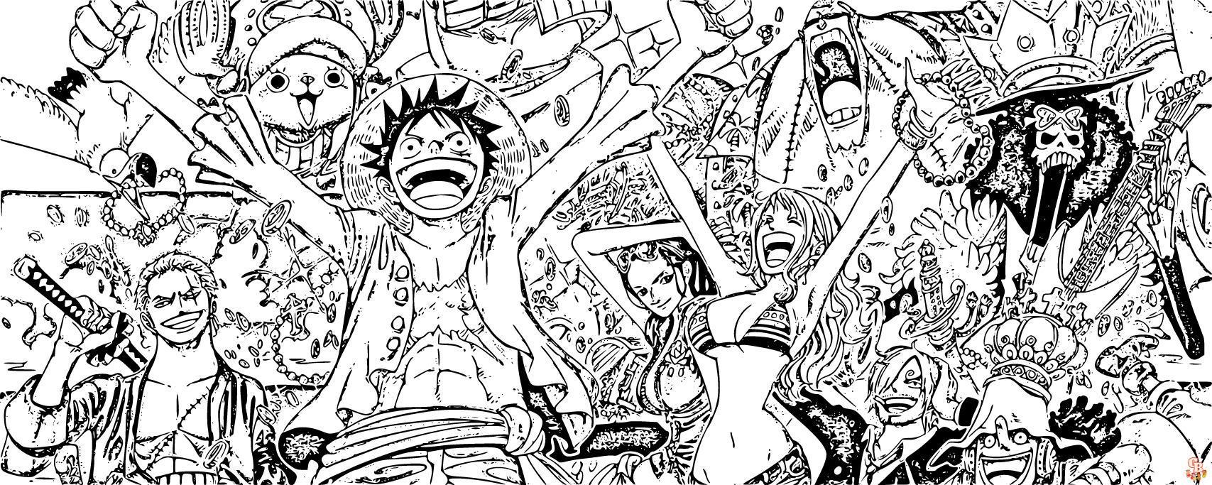 One Piece Coloring Pages Printable