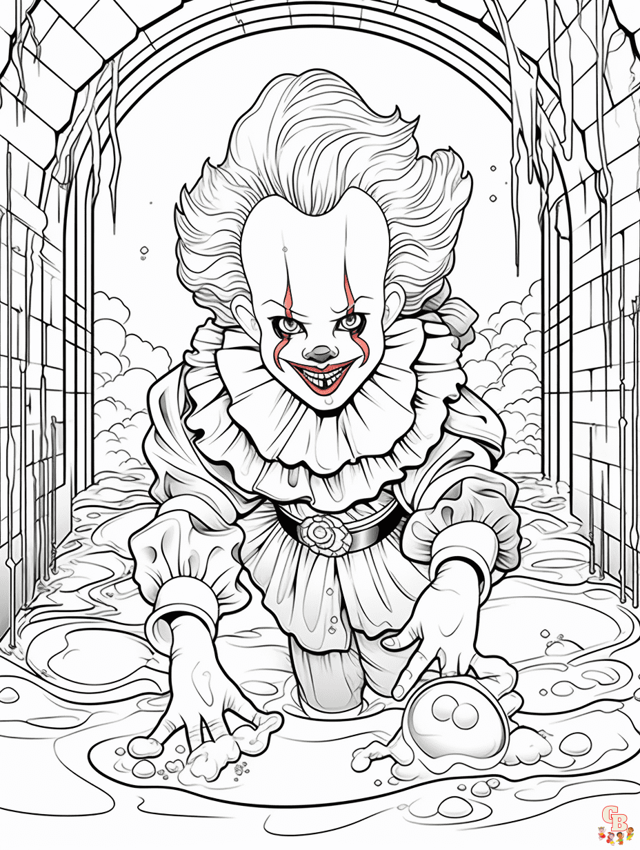 Pennywise coloring pages