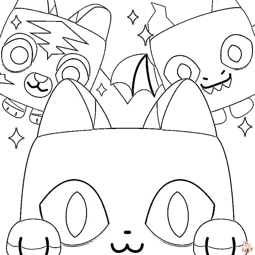 Pet Simulator X Coloring Pages 2