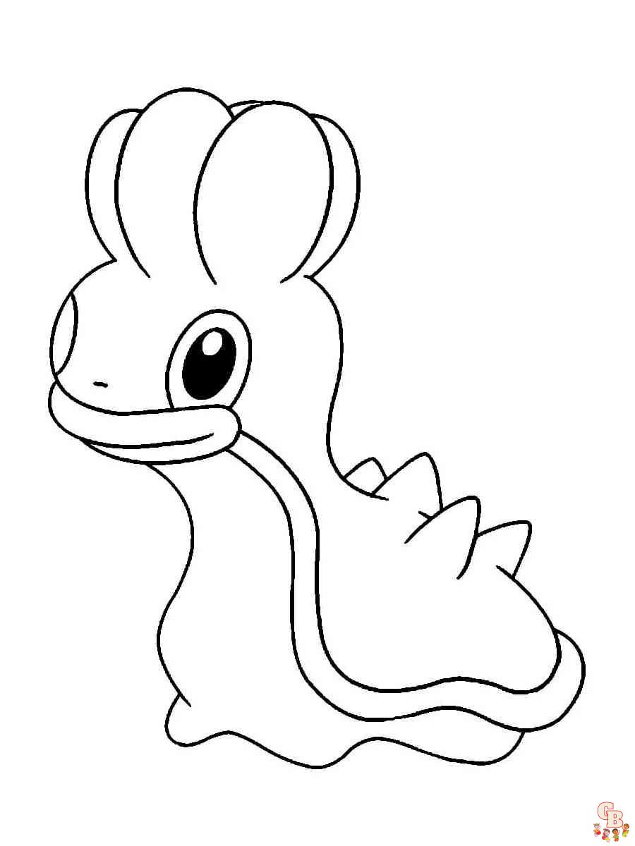 Pokemon Shellos coloring pages printable