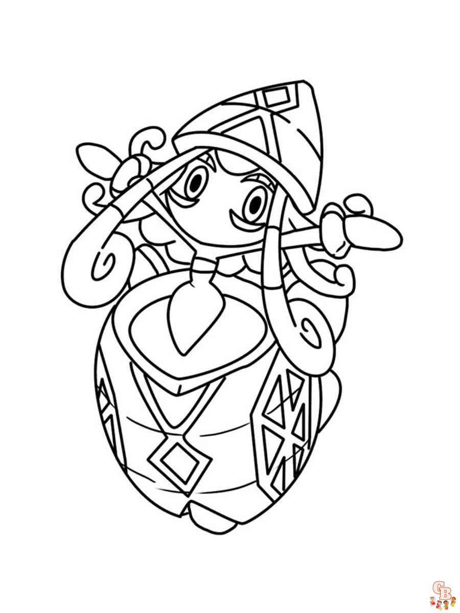 Pokemon Tapu Lele coloring pages printable