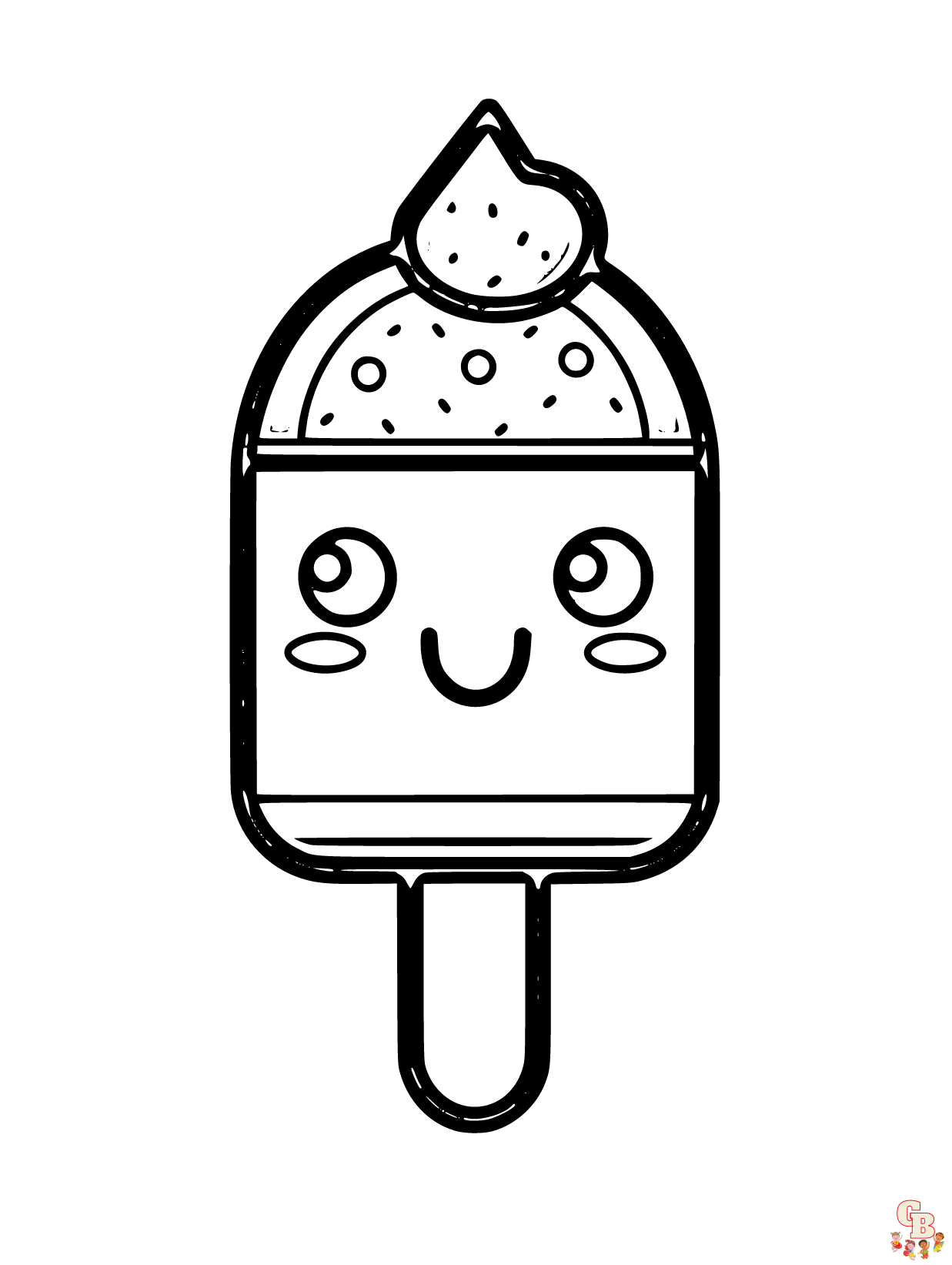 Popsicle coloring pages to print