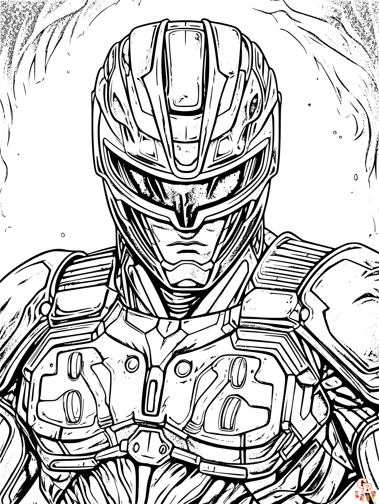 Power Rangers coloring pages 6