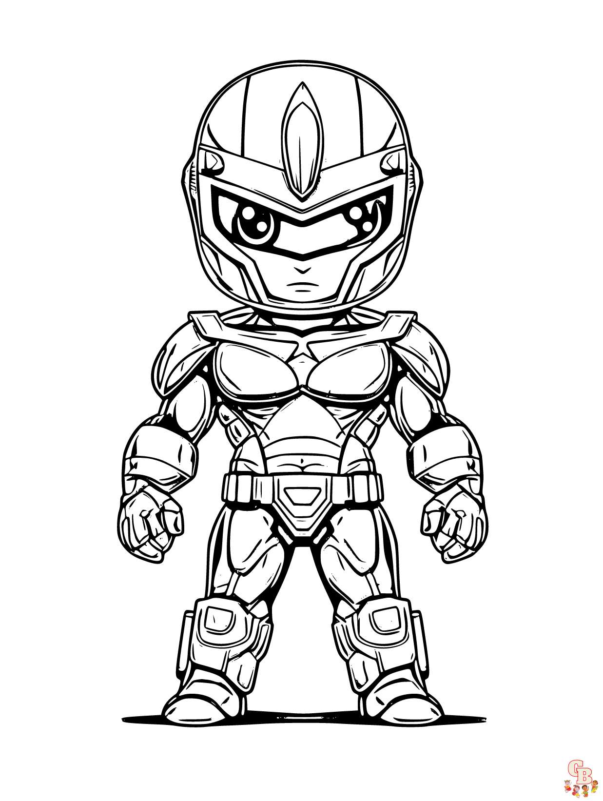 Power Rangers coloring pages for kids