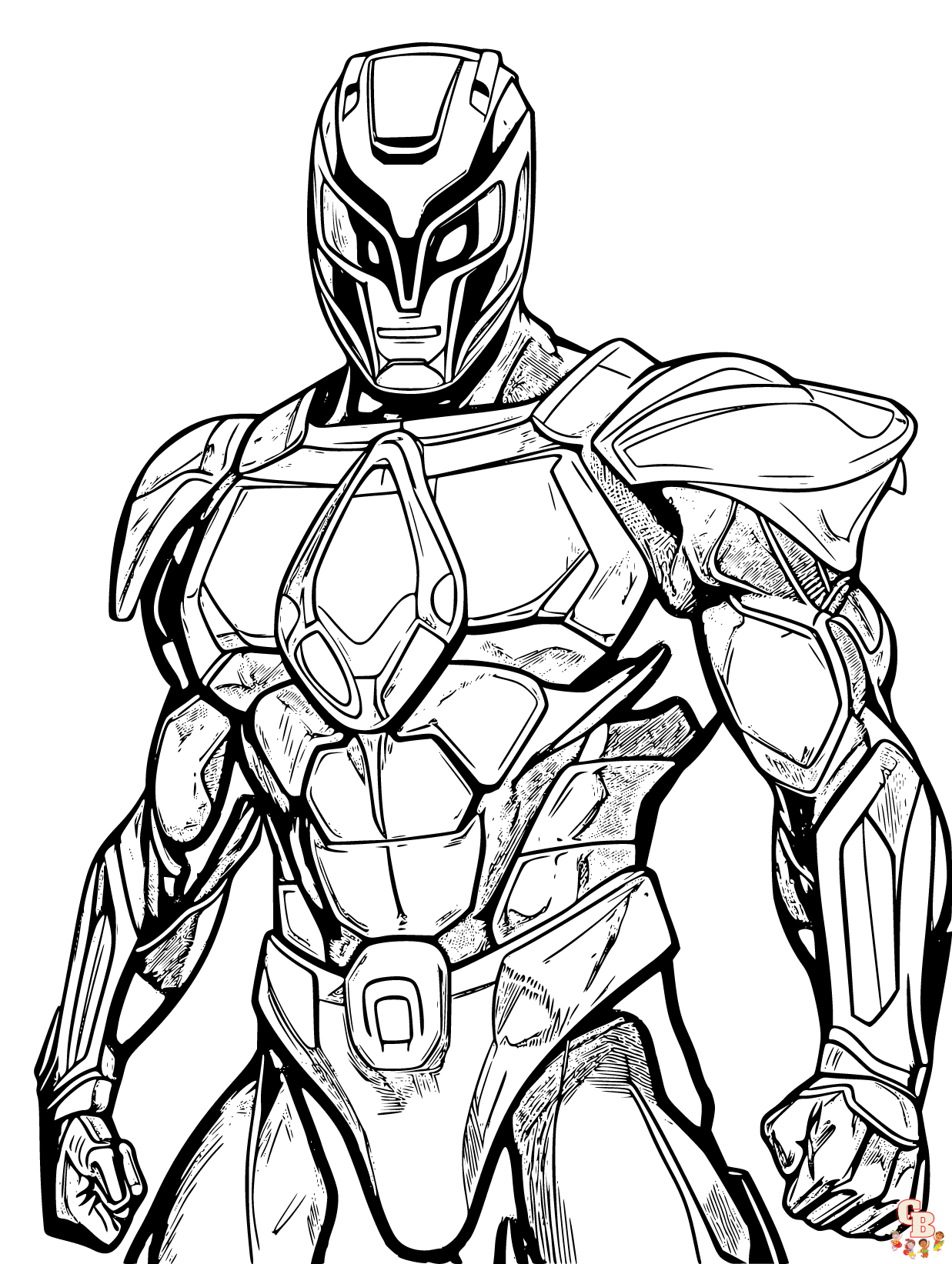 Power Rangers coloring pages free