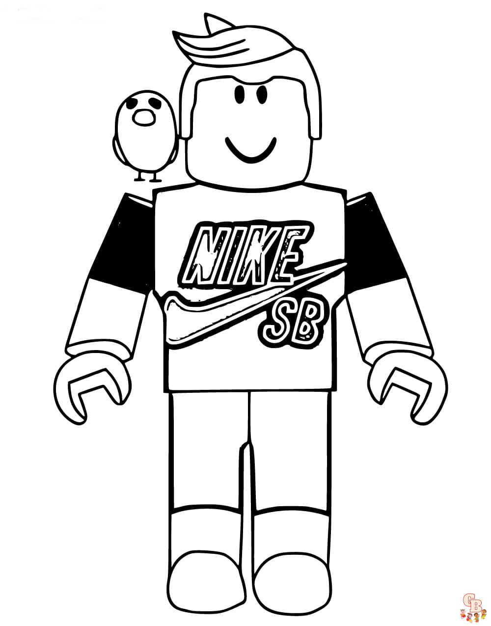 Roblox Footballer Coloring Pages 2