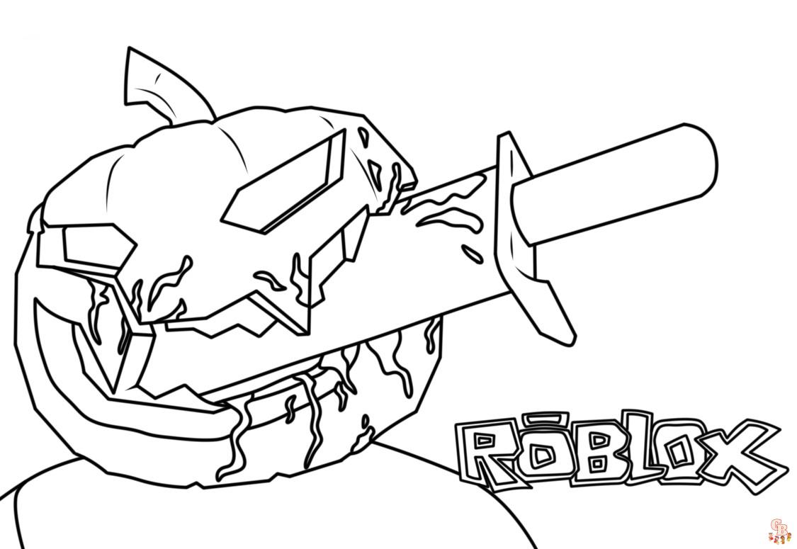 Roblox Knight Coloring Pages 1