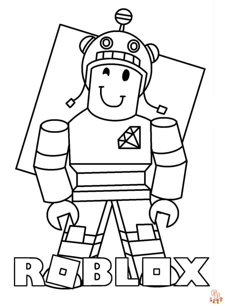 Roblox Knight Coloring Pages 1