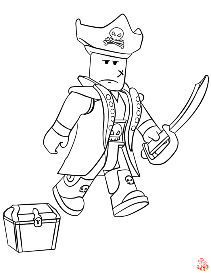 Roblox Knight Coloring Pages 3