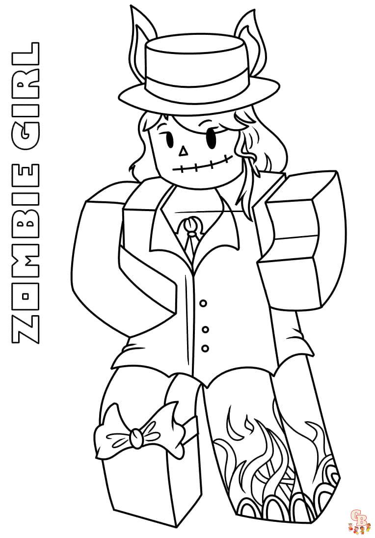 Roblox Pirate Coloring Pages 4