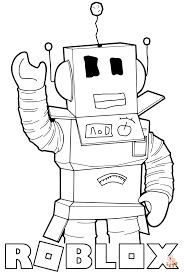 Roblox Robot Coloring Pages 1