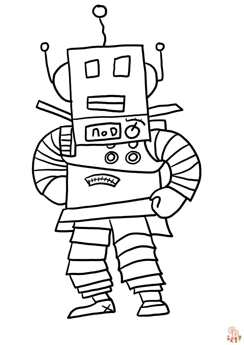 Roblox Robot Coloring Pages 2