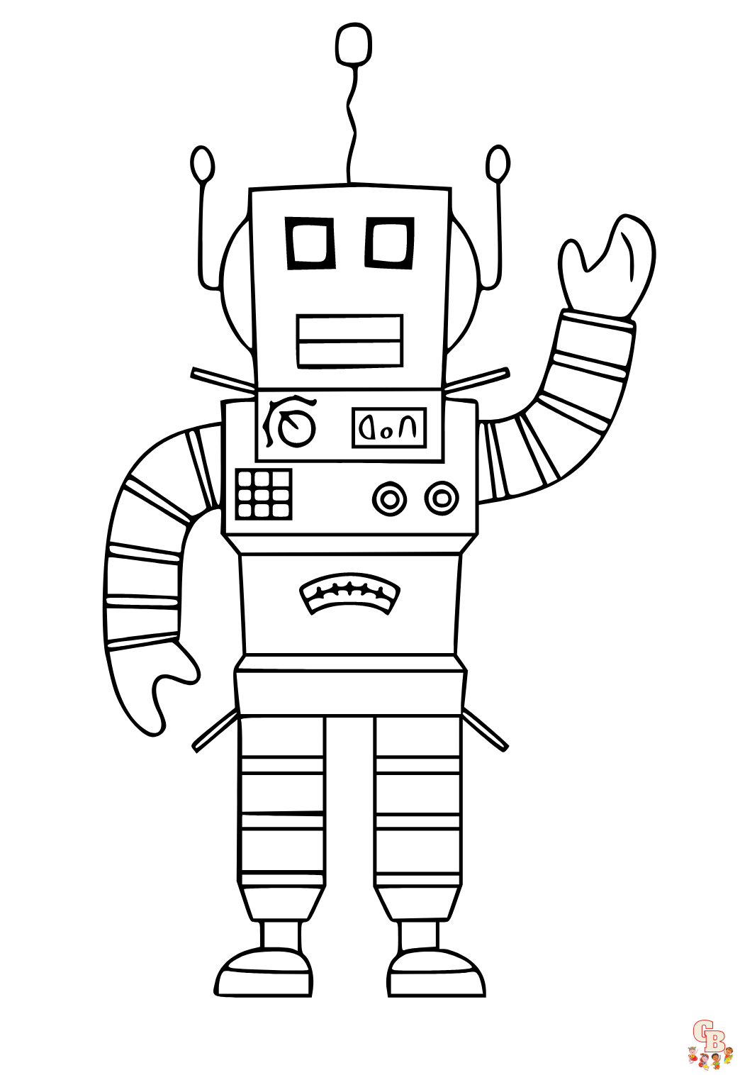 Roblox Robot Coloring Pages 2