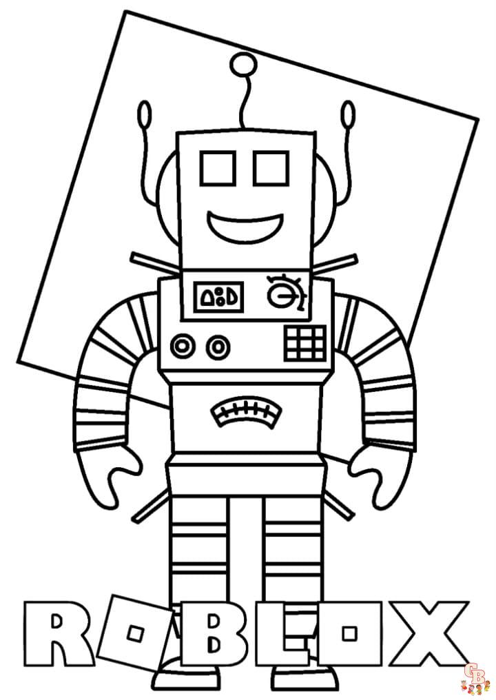 Roblox Robot Coloring Pages 3