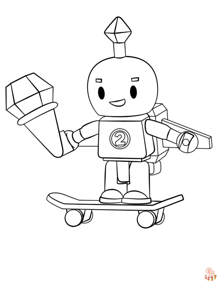 Roblox Robot Coloring Pages 3