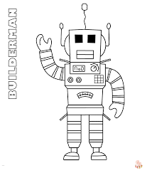 Roblox Robot Coloring Pages 5