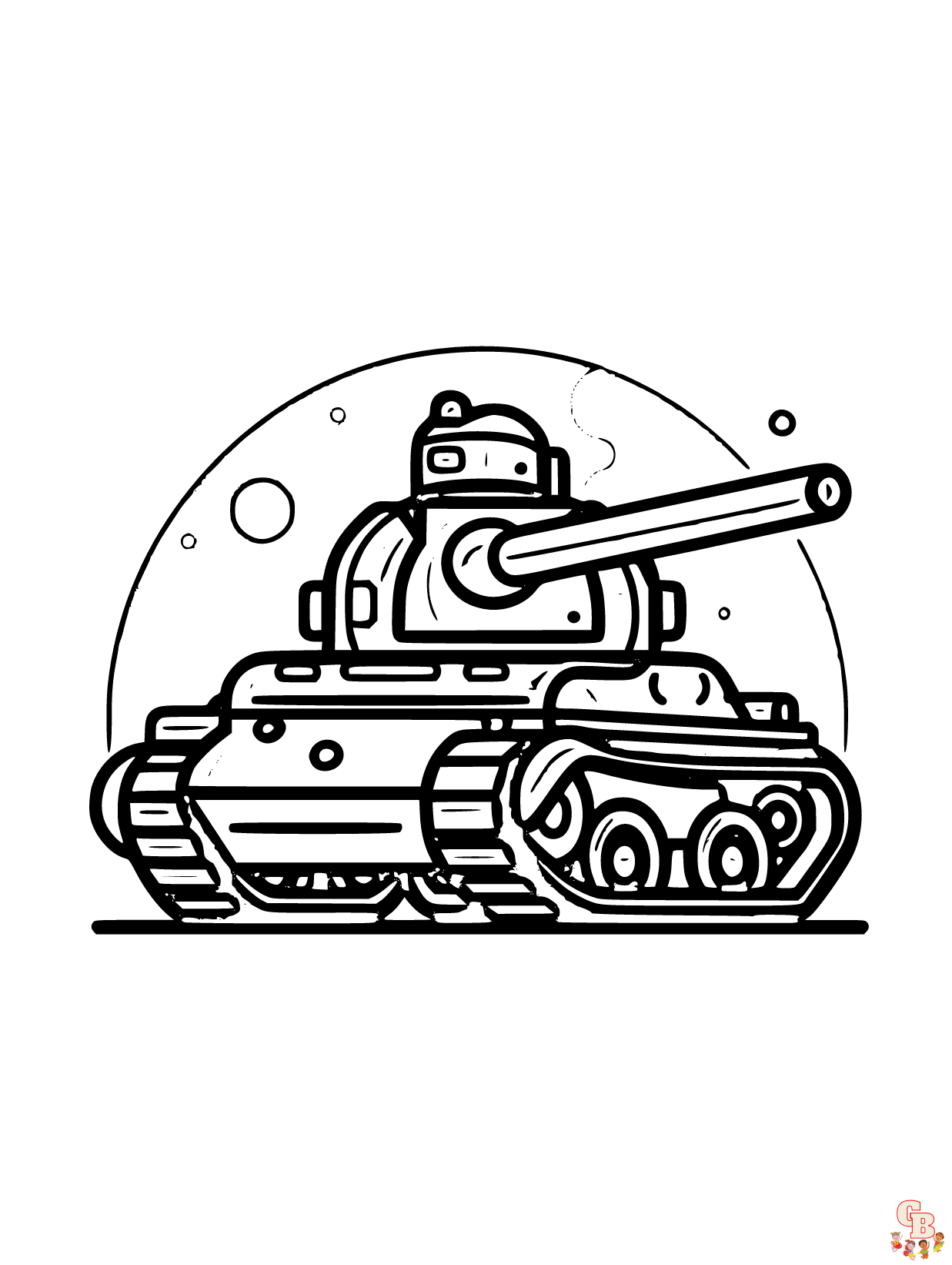 Tank coloring pages 7