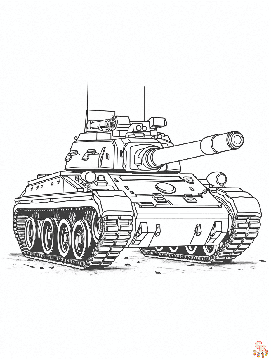 Tank coloring pages printable