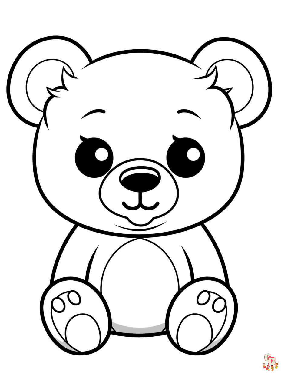 Teddy Bear coloring pages free