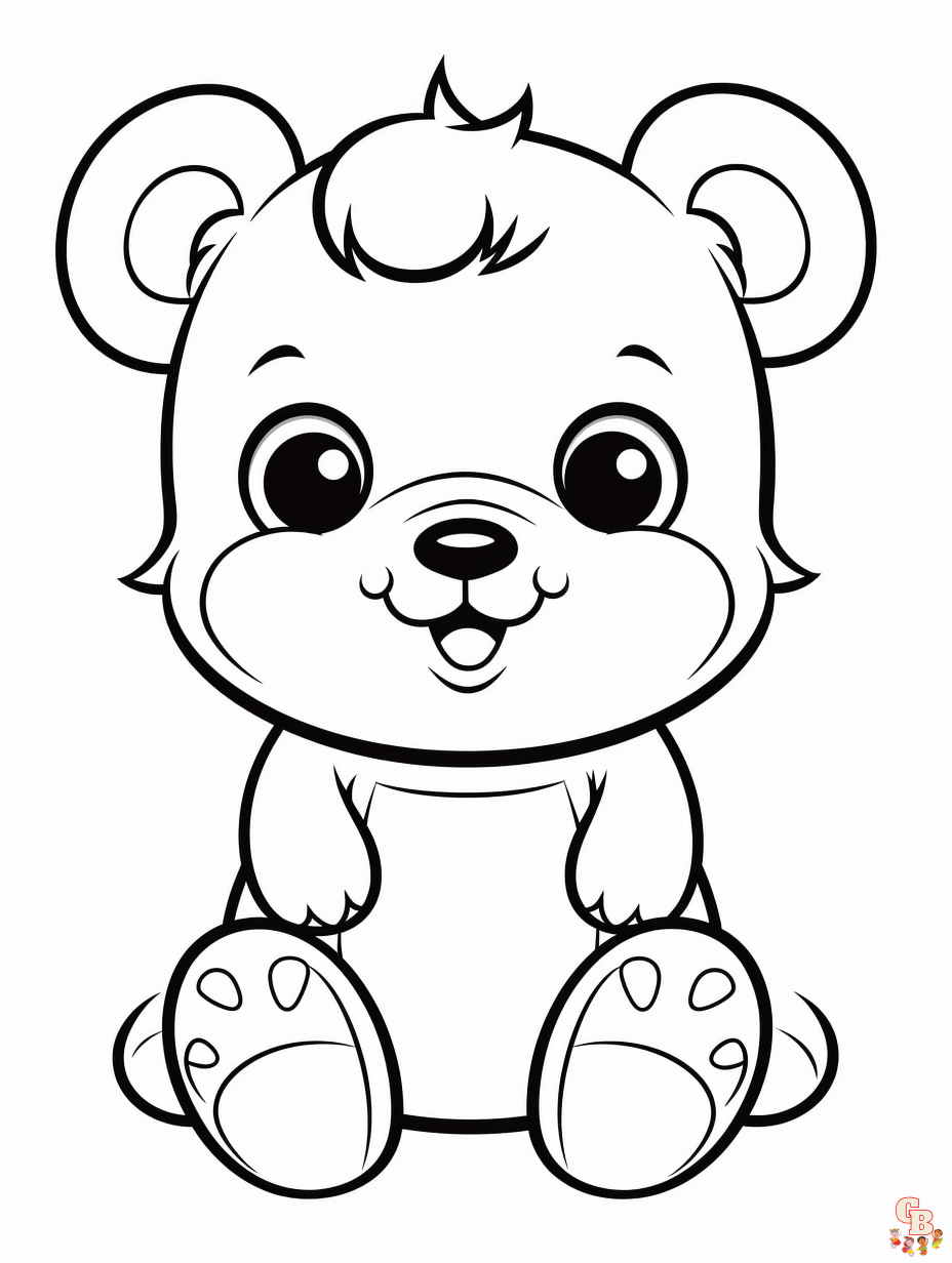 Teddy Bear coloring pages printable free