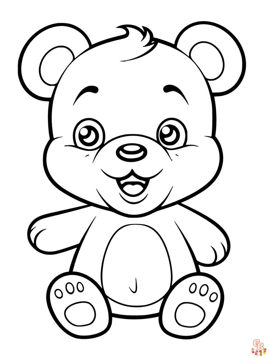 Teddy Bear coloring pages printable