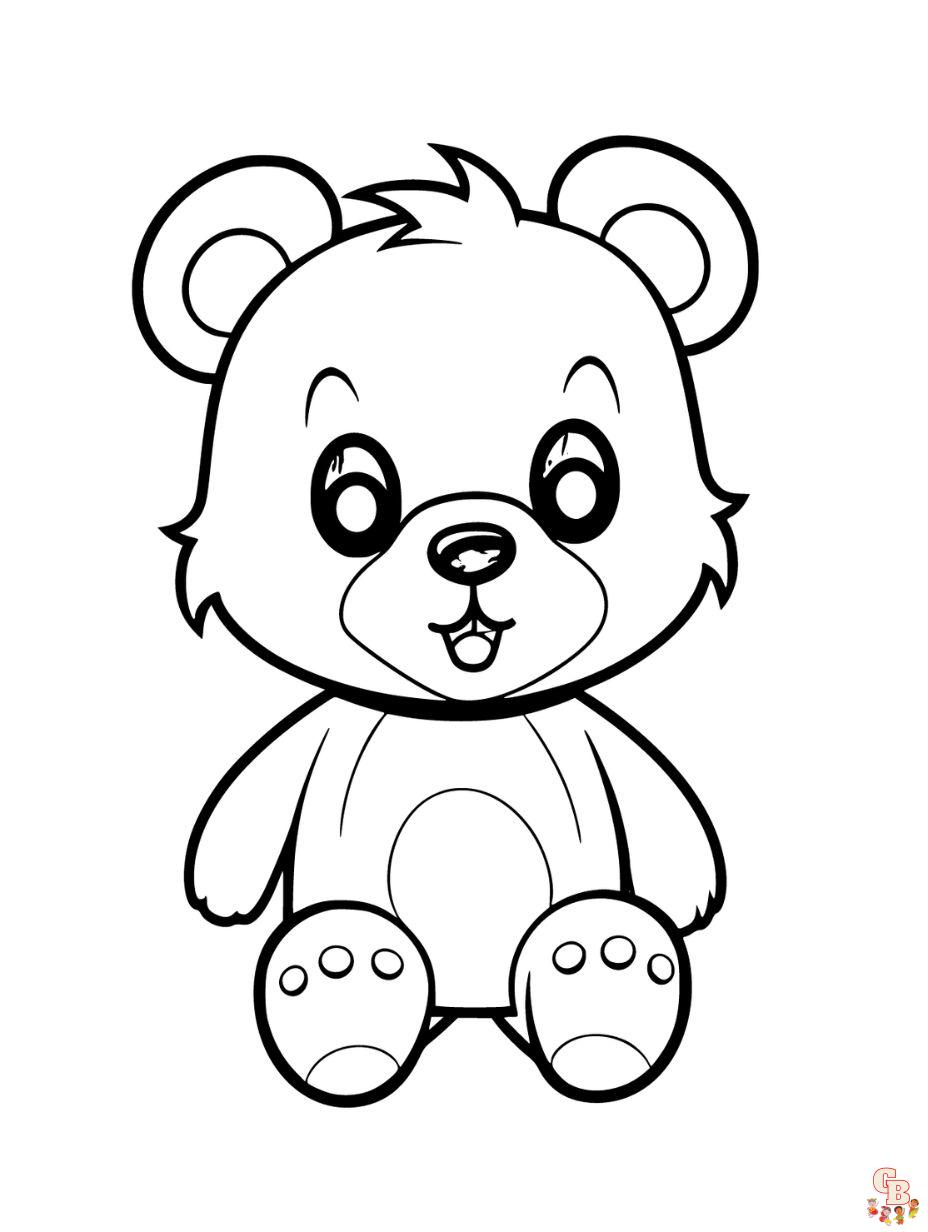 Teddy Bear coloring pages to print