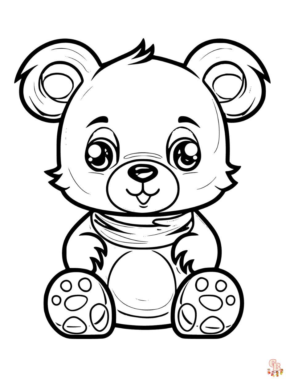 Teddy Bear coloring pages