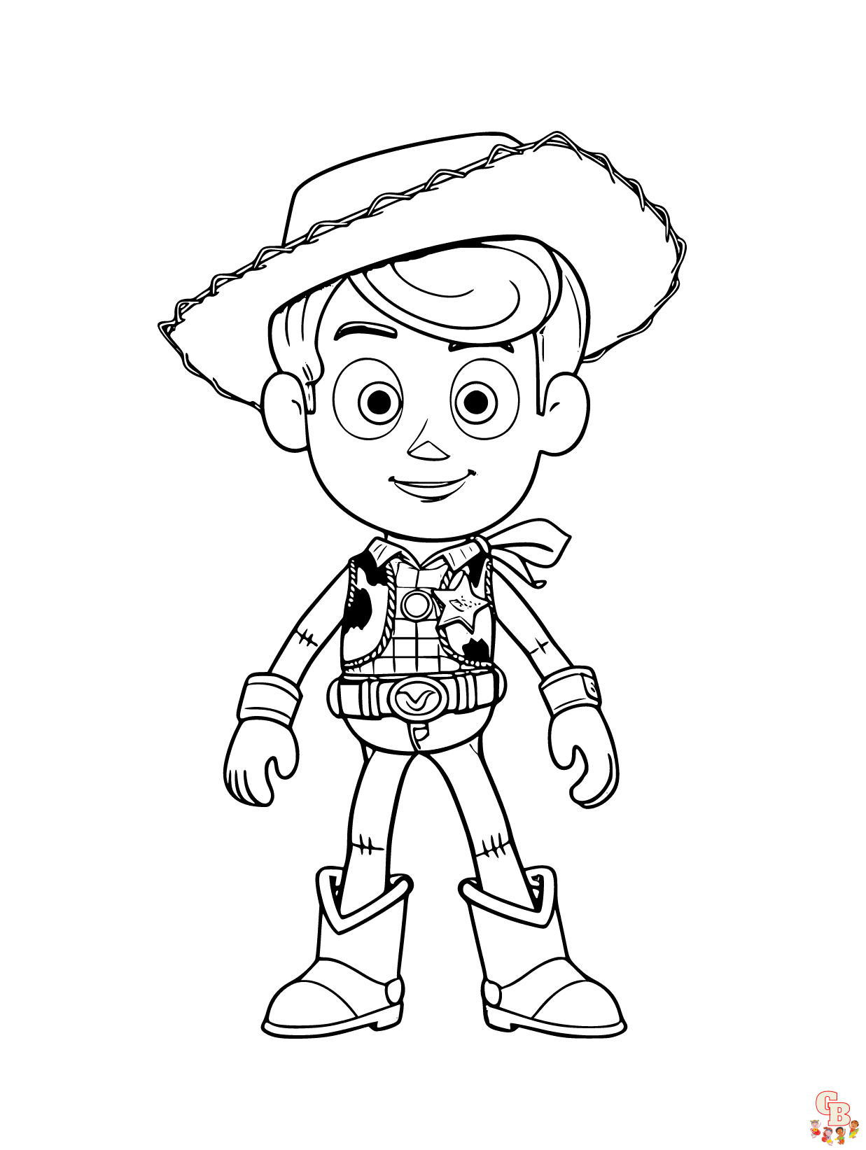 Toy Story coloring pages easy