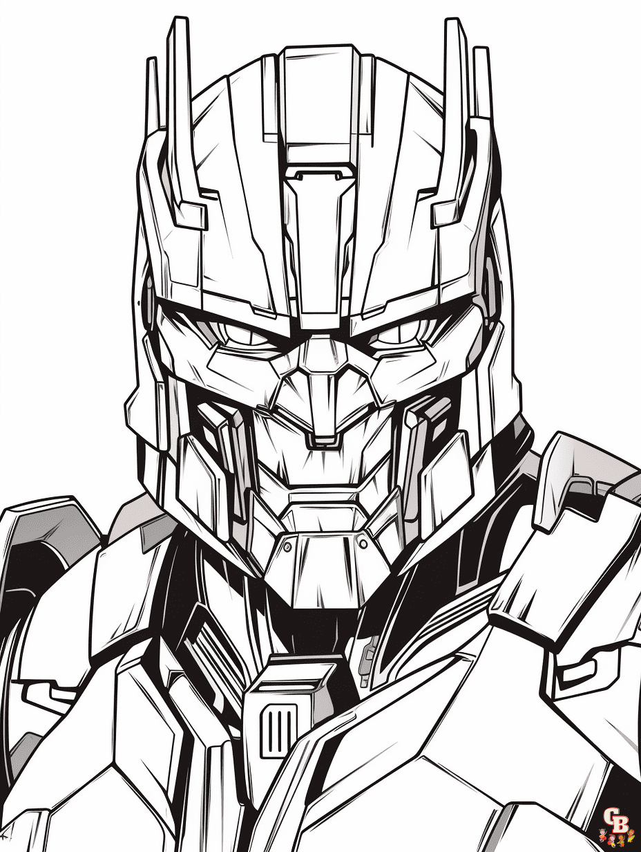 Transformers coloring pages free