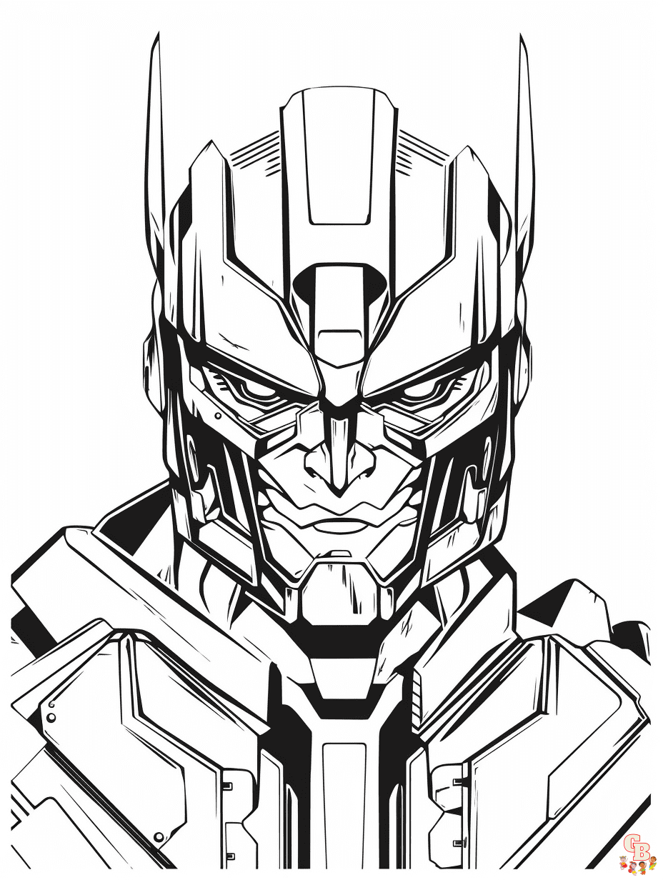 Transformers coloring pages printable