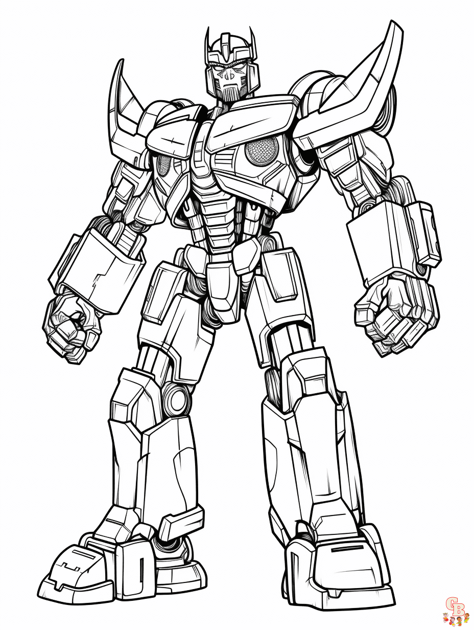 Transformers coloring pages